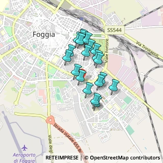 Mappa Via Colletta, 71100 Foggia FG, Italia (0.697)