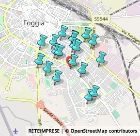 Mappa Via Pietro Colletta, 71122 Foggia FG, Italia (0.7095)