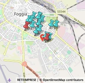 Mappa Via Pietro Colletta, 71122 Foggia FG, Italia (0.6825)