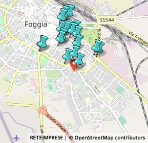 Mappa Via Pietro Colletta, 71122 Foggia FG, Italia (0.879)