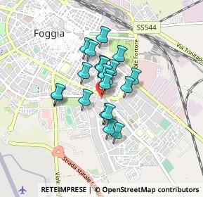 Mappa Via Pietro Colletta, 71122 Foggia FG, Italia (0.599)