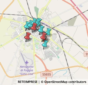 Mappa Via Pietro Colletta, 71122 Foggia FG, Italia (1.212)