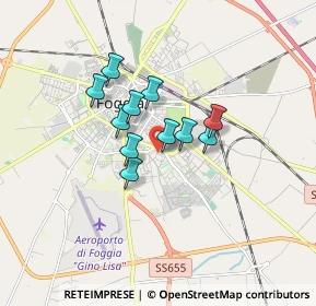 Mappa Via Michele Antonio Fini, 71100 Foggia FG, Italia (1.20091)