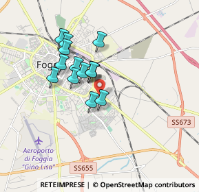 Mappa Via Antonio Gramsci, 71122 Foggia FG, Italia (1.425)