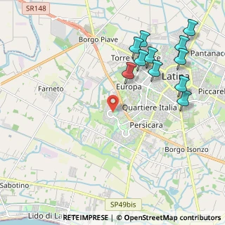 Mappa Piazza Antonio Salieri, 04100 Latina LT, Italia (2.60727)
