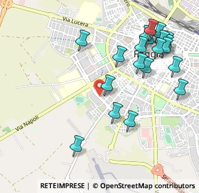 Mappa Via Telesforo Paolo, 71100 Foggia FG, Italia (1.219)