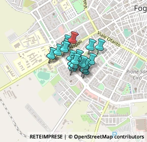 Mappa Via Francesco Marinaccio, 71122 Foggia FG, Italia (0.203)