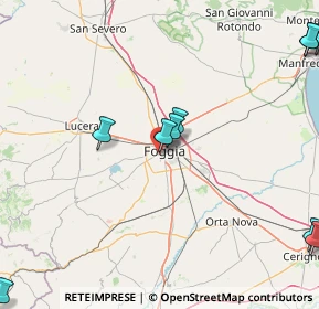 Mappa Via Francesco Marinaccio, 71122 Foggia FG, Italia (29.96583)