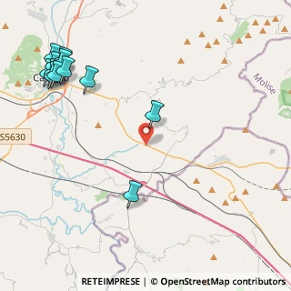 Mappa Via Sardana, 03044 Cervaro FR, Italia (6.47231)