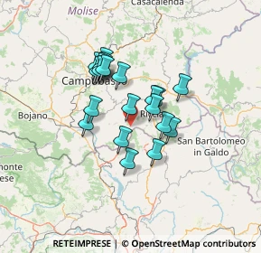 Mappa Contrada Rocca, 86012 Cercemaggiore CB, Italia (10.758)