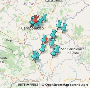 Mappa Contrada Rocca, 86012 Cercemaggiore CB, Italia (12.2885)