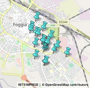 Mappa Via Gaetano Amatruda, 71121 Foggia FG, Italia (0.588)