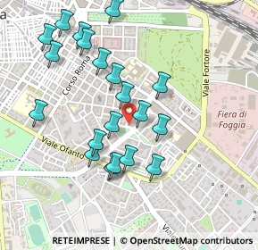 Mappa Via Gaetano Amatruda, 71121 Foggia FG, Italia (0.5)