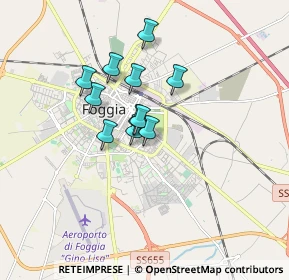 Mappa Via Gaetano Amatruda, 71121 Foggia FG, Italia (1.25091)