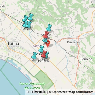 Mappa Via Migliara 46 Sx, 04014 Pontinia LT, Italia (7.13182)