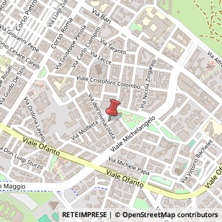 Mappa Piazza Padre Pio, 1, 71121 Foggia, Foggia (Puglia)