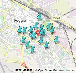 Mappa Di Pietralcina, 71121 Foggia FG, Italia (0.6025)