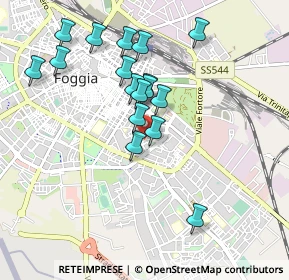 Mappa Di Pietralcina, 71121 Foggia FG, Italia (0.92529)