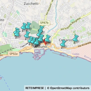 Mappa Via Giacomo Matteotti, 00048 Nettuno RM, Italia (0.81882)
