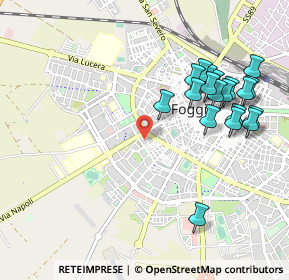 Mappa Via Tommaso Fiore, 71122 Foggia FG, Italia (1.15526)