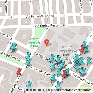Mappa Via Marchese de Rosa, 71121 Foggia FG, Italia (0.1)