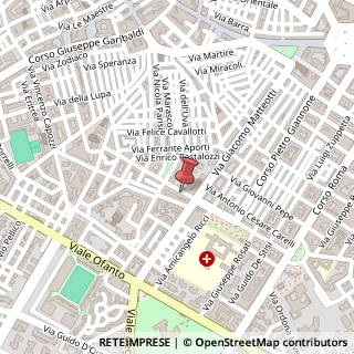 Mappa Via Marchese de Rosa, 76, 71121 Foggia, Foggia (Puglia)