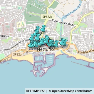 Mappa Via Cristoforo Colombo, 00048 Nettuno RM, Italia (0.256)