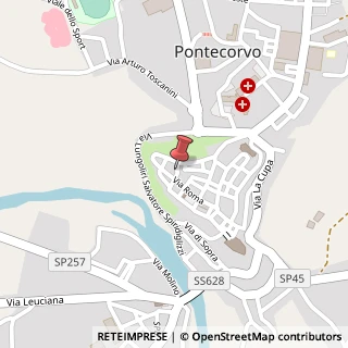 Mappa Vicolo delle Rose, 10, 03037 Pontecorvo, Frosinone (Lazio)