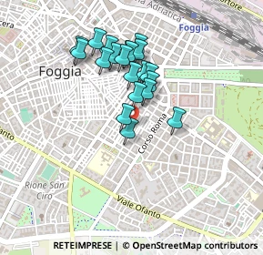 Mappa Via Iorio Tenente, 71121 Foggia FG, Italia (0.3905)