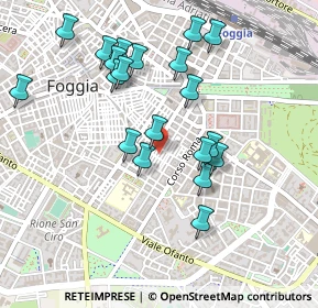 Mappa Via Iorio Tenente, 71121 Foggia FG, Italia (0.4995)