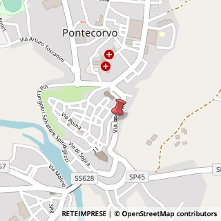 Mappa Via la cupa 77, 03037 Pontecorvo, Frosinone (Lazio)