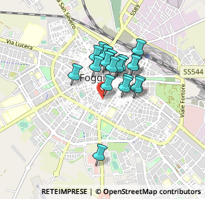 Mappa Via Enrico Pestalozzi, 71100 Foggia FG, Italia (0.61526)