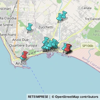 Mappa Via Napoli, 00048 Nettuno RM, Italia (1.309)