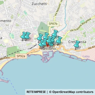 Mappa Via Napoli, 00048 Nettuno RM, Italia (0.54)