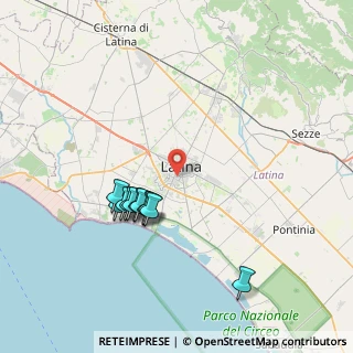 Mappa Via Tuscolo, 04100 Latina LT, Italia (7.61727)
