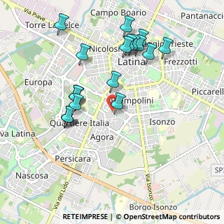 Mappa Via Tuscolo, 04100 Latina LT, Italia (1.05684)