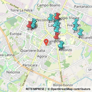 Mappa Via Tuscolo, 04100 Latina LT, Italia (1.1)