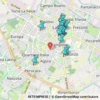 Mappa Via Tuscolo, 04100 Latina LT, Italia (0.927)