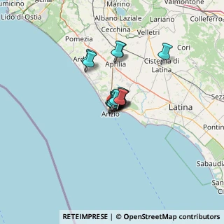 Mappa Via Antonio Gramsci, 00048 Anzio RM, Italia (6.87143)