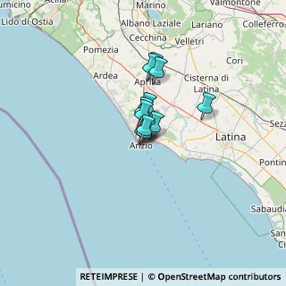 Mappa Via Antonio Gramsci, 00048 Anzio RM, Italia (7.37636)