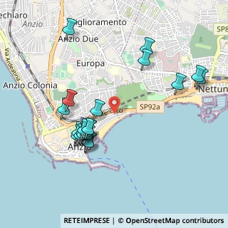 Mappa Via Antonio Gramsci, 00048 Anzio RM, Italia (1.07)