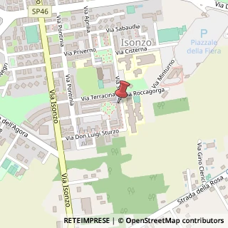 Mappa Via Sezze, 107, 04100 Latina, Latina (Lazio)