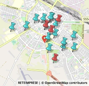 Mappa Via Guido Dorso, 71100 Foggia FG, Italia (0.88158)