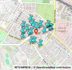 Mappa Piazza Alcide De Gasperi, 71121 Foggia FG, Italia (0.3155)