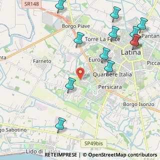 Mappa Via Domenico Cimarosa, 04100 Latina LT, Italia (2.905)