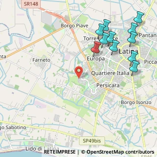 Mappa Via Domenico Cimarosa, 04100 Latina LT, Italia (2.91091)