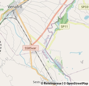 Mappa Strada di Bonifica Venticinque, 86079 Venafro IS, Italia (1.56538)