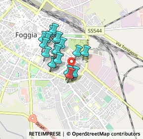 Mappa Piazza Alcide de Gasperi, 71122 Foggia FG, Italia (0.6645)