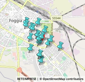 Mappa Piazza Alcide de Gasperi, 71122 Foggia FG, Italia (0.6275)