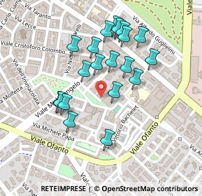 Mappa Piazza Alcide de Gasperi, 71122 Foggia FG, Italia (0.224)